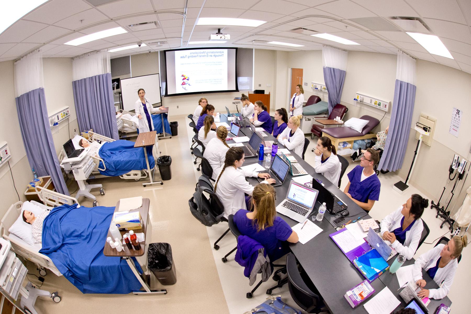 Nursing lab at the University of Mount Union